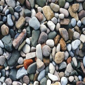 Nature crafted sea pebbles
